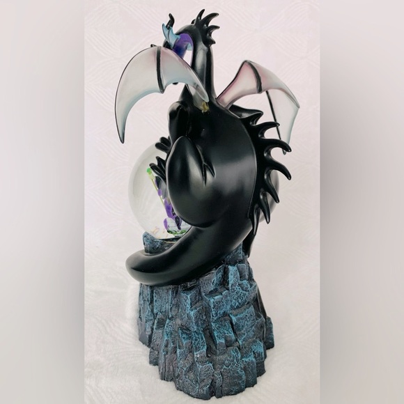 Disney Store Disney Villains Maleficent Dragon Musical Snow Globe - Picture 6 of 13